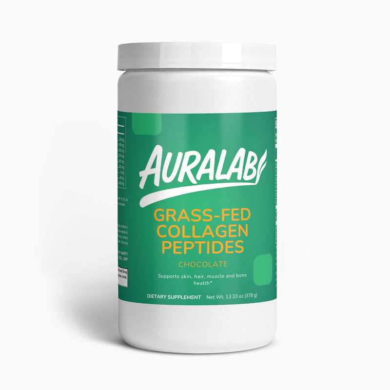 Péptidos de colágeno de animales alimentados con pasto en polvo (chocolate)